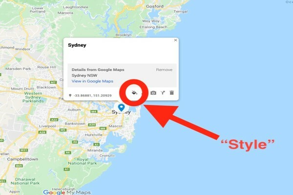 google maps trip planner australia