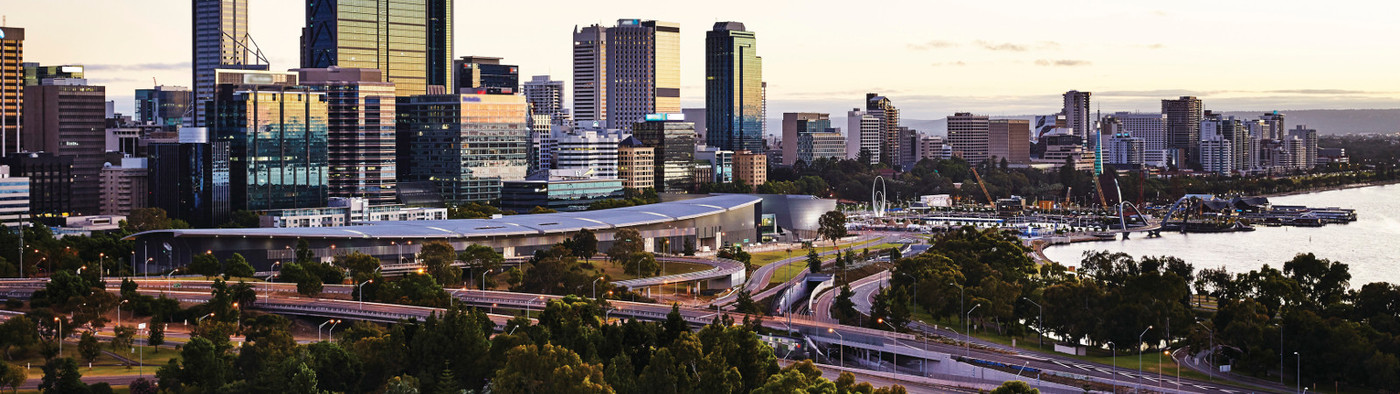 Perth City Skyline taken from Kings Park - Tourism Western Australia